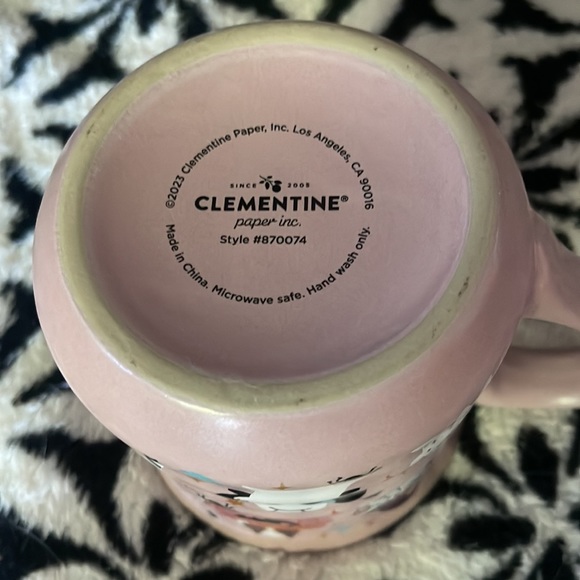 Halloween PINK 🩷👻 Ghosts in Cute Costumes Clementine Ceramic Mug NEW - Picture 6 of 6